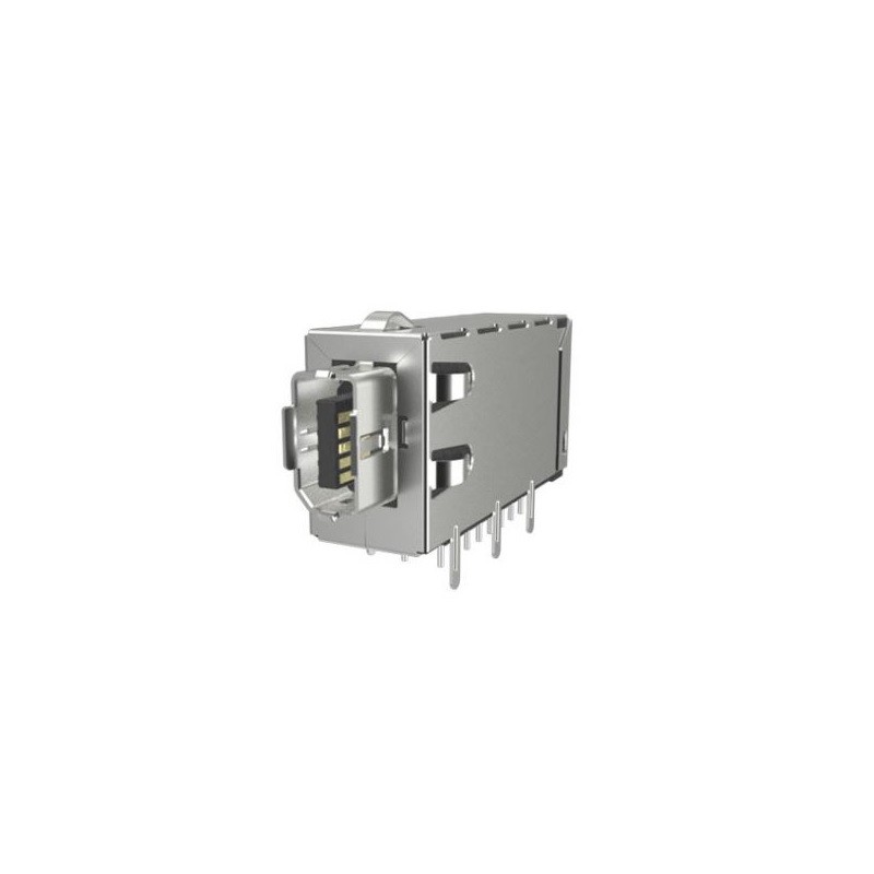 1 pcs - Amphenol Communications Solutions Male IX Industrial Connector, Surface Mount, Cat6a