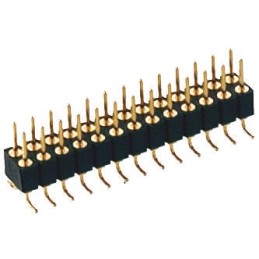 50 pcs - Preci-Dip Straight Surface Mount Pin Header, 20 Contact(s), 2.0mm Pitch, 2 Row(s), Unshrouded