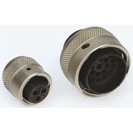 1 pcs - Souriau Circular Connector, 3 Contacts, Cable Mount, Socket, Female, IP65, UTG Series