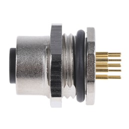 1 pcs - binder Circular Connector, 8 Contacts, Panel Mount, M12 Connector, Socket, Female, IP67, 713 Series