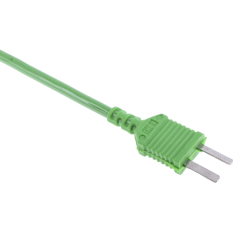 1 pcs - RS PRO K Type Thermocouple Connection Cable Mini Plug to Mini Plug
