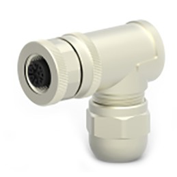 1 pcs - TE Connectivity Circular Connector, 8 Contacts, Cable Mount, M12 Connector, Plug, Female, IP67, T411 Series