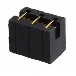 1 pcs - Samtec, MNT Shunt Male Straight Black shunt 3 Way 1 Row 2.54mm Pitch