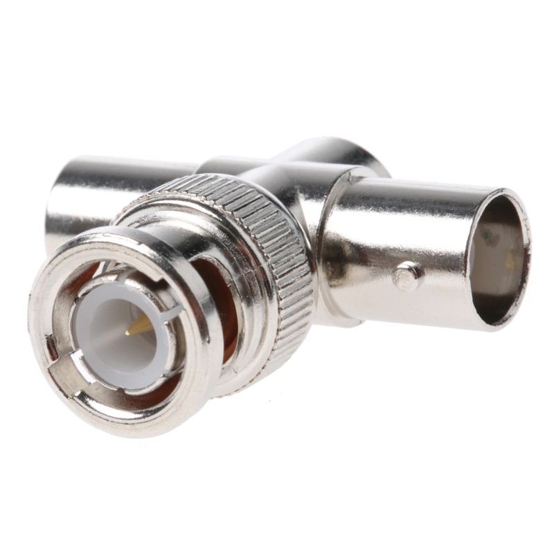 1 pcs - RS PRO Tee 50Ω RF Adapter BNC Plug to BNC Socket 4GHz
