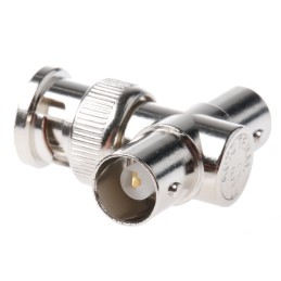 1 pcs - RS PRO Tee 50Ω RF Adapter BNC Plug to BNC Socket 4GHz