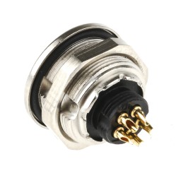 1 pcs - binder Circular Connector, 5 Contacts, Panel Mount, M9 Connector, Socket, Female, IP67, 712 Series