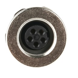 1 pcs - binder Circular Connector, 5 Contacts, Panel Mount, M9 Connector, Socket, Female, IP67, 712 Series