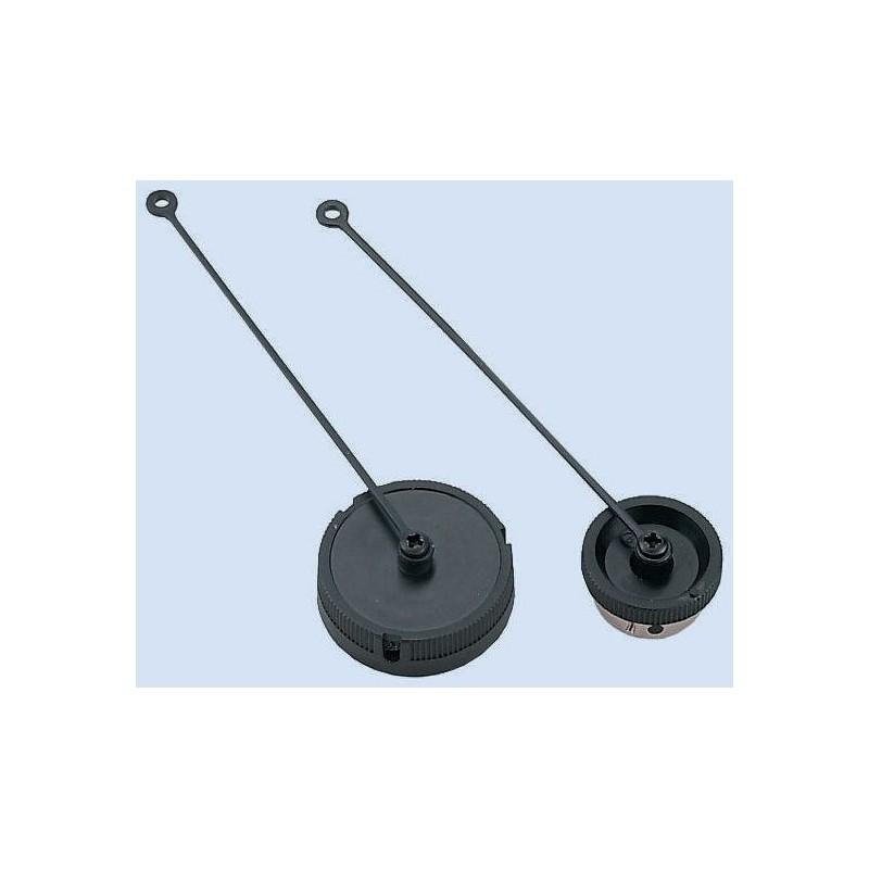1 pcs - ITT Cannon Male Dust Cap, Shell Size 16 IP67 Rated, Polymer