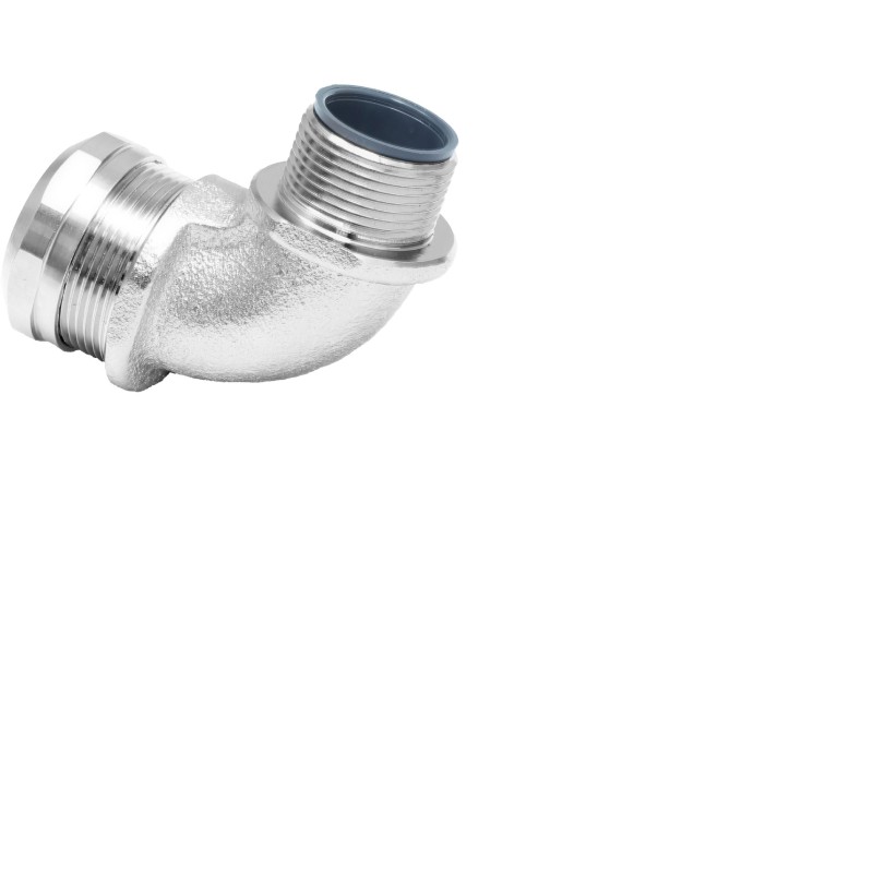 10 pcs - RS PRO 90° Elbow, Conduit Fitting, 25mm Nominal Size, M25, Brass, Silver