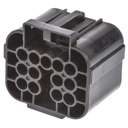 1 pcs - TE Connectivity, Econoseal III 070 Female Connector Housing, 4.8mm Pitch, 13 Way, 3 Row