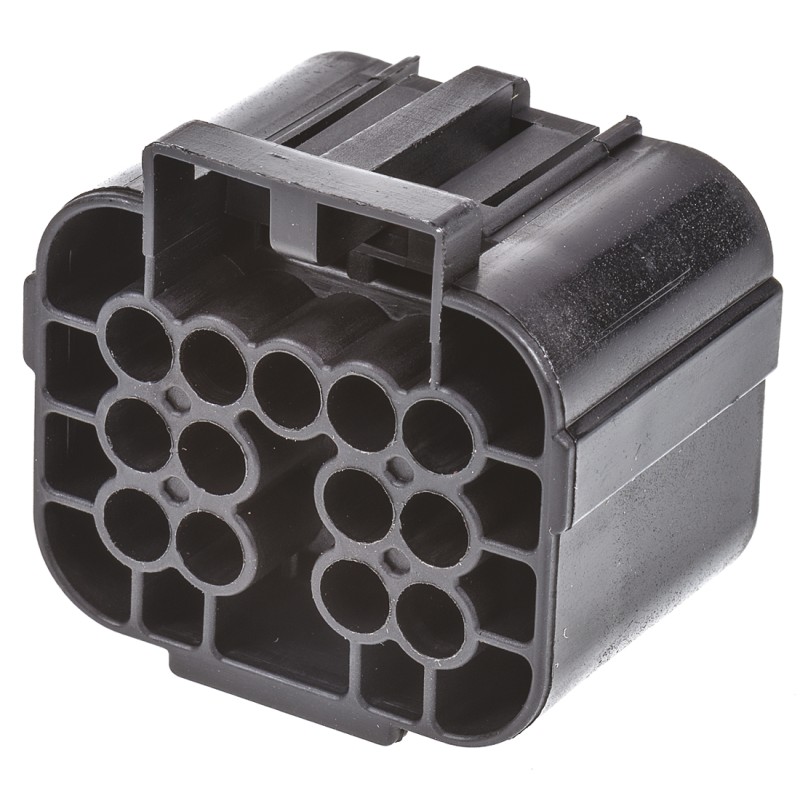 1 pcs - TE Connectivity, Econoseal III 070 Female Connector Housing, 4.8mm Pitch, 13 Way, 3 Row