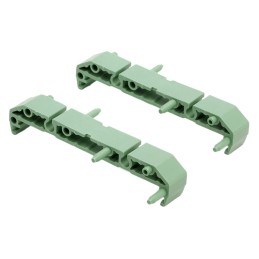 2 pcs - Phoenix Contact UMK- BE 11.25 Series Electronic Board Base for Use with DIN Rail Terminal Blocks