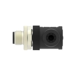 1 pcs - TE Connectivity Circular Connector, 4 Contacts, Cable Mount, M12 Connector, Plug, Male, IP67, T411 Series