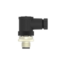 1 pcs - TE Connectivity Circular Connector, 4 Contacts, Cable Mount, M12 Connector, Plug, Male, IP67, T411 Series