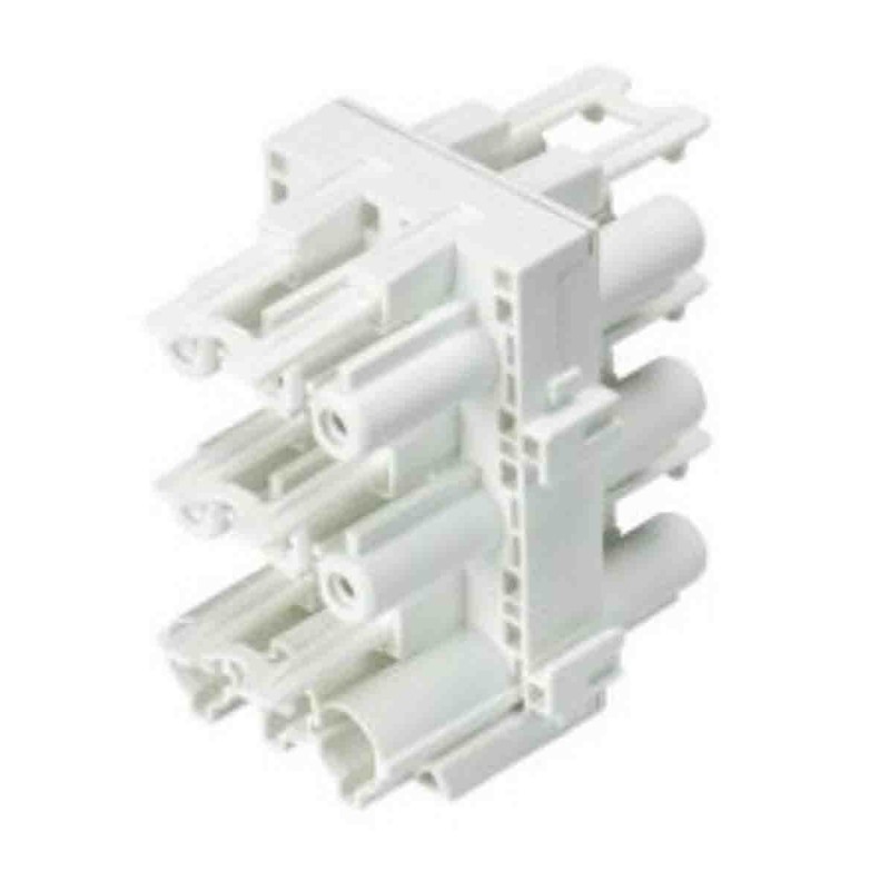 1 pcs - Wieland HH-distributor, 3 Way, 20A, Female, GST18i3, Surface Mount, 250 V ac