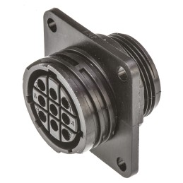 1 pcs - TE Connectivity Circular Connector, 9 Contacts, Panel Mount, Socket, Female, CPC Series 1 Series