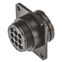 1 pcs - TE Connectivity Circular Connector, 9 Contacts, Panel Mount, Socket, Female, CPC Series 1 Series