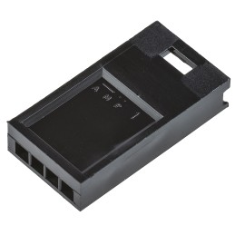 200 pcs - TE Connectivity, AMPMODU MOD II Female Connector Housing, 2.54mm Pitch, 4 Way, 1 Row