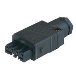 1 pcs - Hirschmann, ST IP54 Black Cable Mount 4P + E Industrial Power Socket, Rated At 10A, 230 V, 400 V