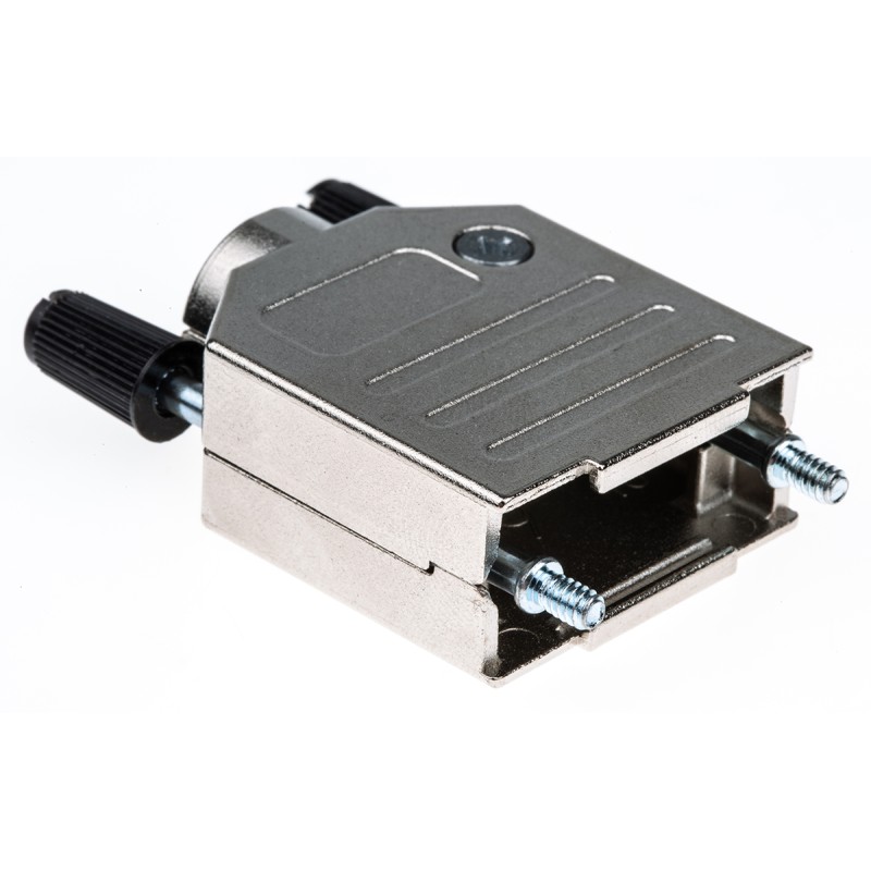 25 pcs - ASSMANN WSW AMET Series Zinc D Sub Backshell, 9 Way, Strain Relief