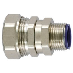10 pcs - HellermannTyton Swivel, Conduit Fitting, 20mm Nominal Size, M20, Brass, PA 6, Silver