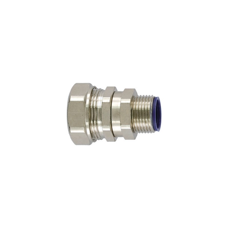 10 pcs - HellermannTyton Swivel, Conduit Fitting, 20mm Nominal Size, M20, Brass, PA 6, Silver
