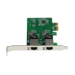 1 pcs - Startech 2 Port PCIe RJ45 Network Card, 10/100/1000Mbit/s