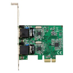 1 pcs - Startech 2 Port PCIe RJ45 Network Card, 10/100/1000Mbit/s