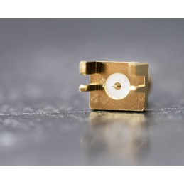 1 pcs - RS PRO, jack Edge Mount SMA Connector, 50Ω, Solder Termination, Straight Body