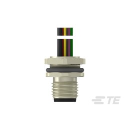 1 pcs - TE Connectivity Circular Connector, 12 Contacts, Front Mount, M12 Connector, Plug, Male, IP67