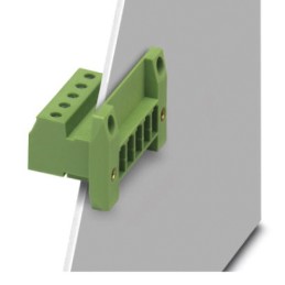 1 pcs - Phoenix Contact 7.62mm Pitch 2 Way Pluggable Terminal Block, Feed Through Header, Cable Mount, Panel Mount, Screw