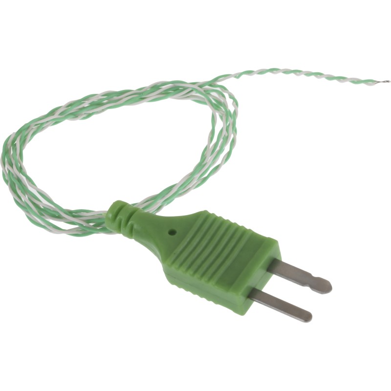 1 pcs - RS PRO Type K Thermocouple 1m Length, 1/0.2mm Diameter - +250°C