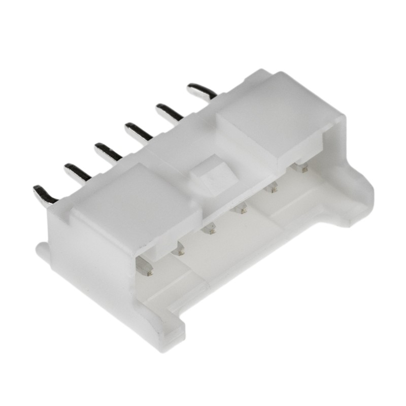 10 pcs - JST PA Series Straight Through Hole PCB Header, 6 Contact(s), 2.0mm Pitch, 1 Row(s), Shrouded