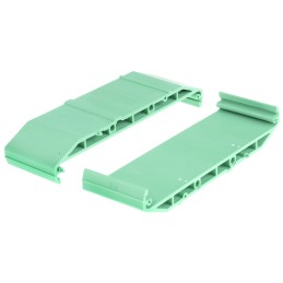 2 pcs - Phoenix Contact UM-BE Series Base Element for Use with DIN Rail Terminal Blocks
