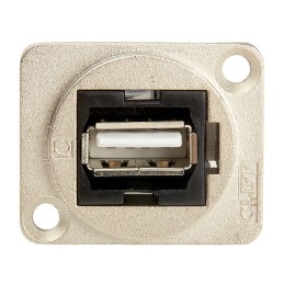 1 pcs - RS PRO Straight, Panel Mount, Socket Type A 2.0 USB Connector
