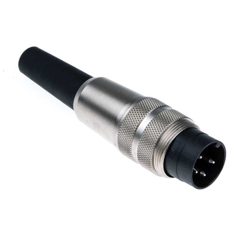 1 pcs - binder Circular Connector, 4 Contacts, Cable Mount, M16 Connector, Plug, Male, IP40, 680 Series