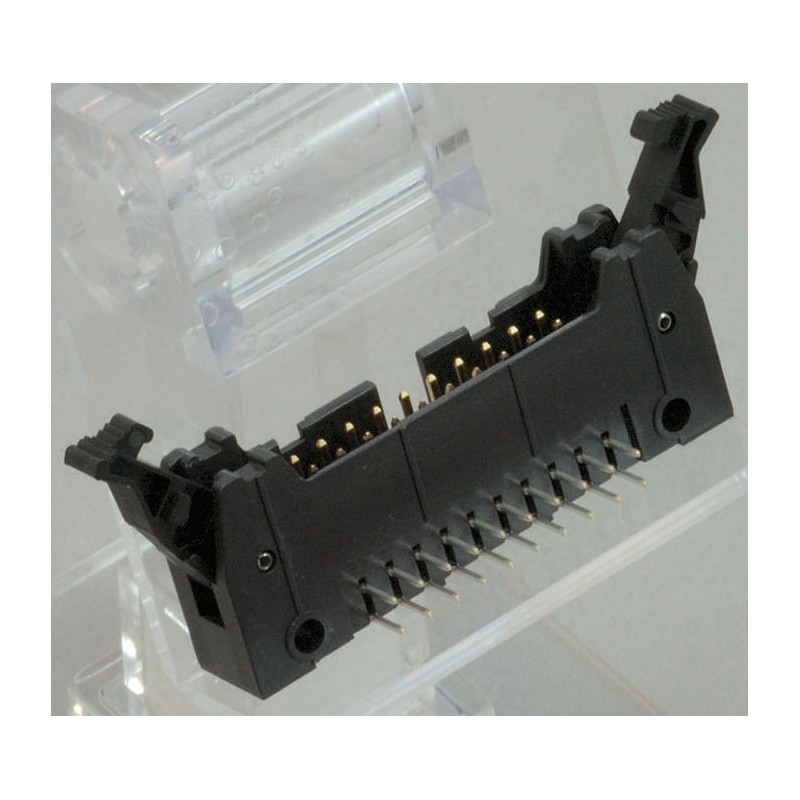 1 pcs - JAE PS Series Right Angle Through Hole PCB Header, 60 Contact(s), 2.54mm Pitch, 2 Row(s), Shrouded