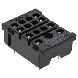 1 pcs - Omron 14 Pin 250V ac DIN Rail Relay Socket for use with Various Series