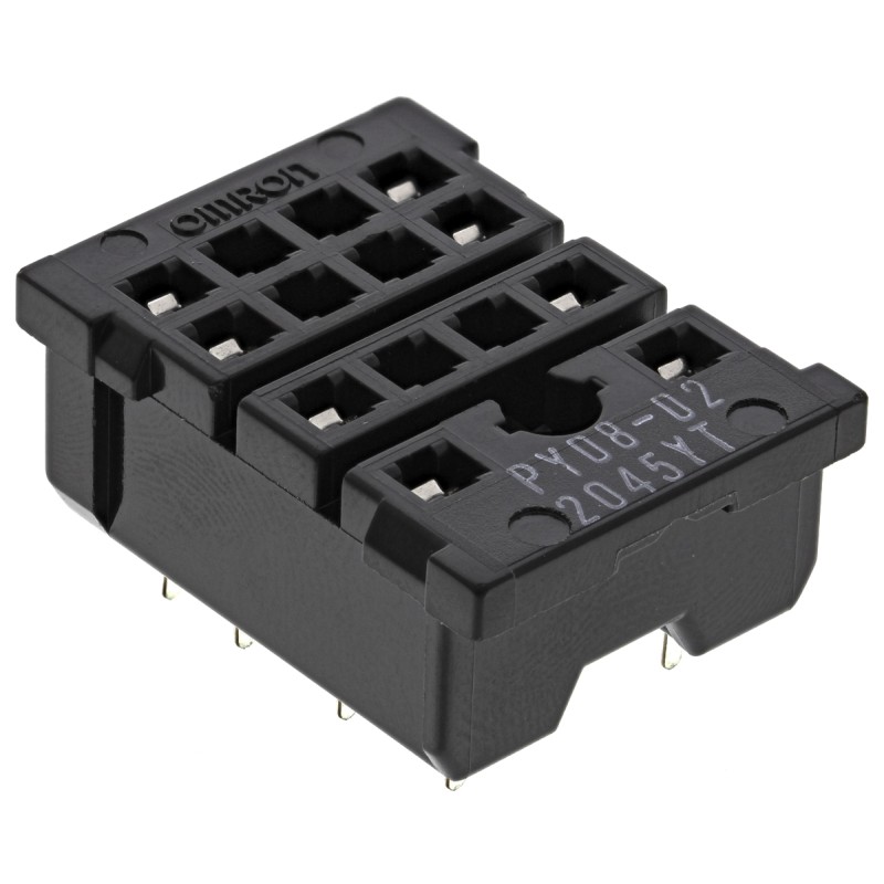 1 pcs - Omron 14 Pin 250V ac DIN Rail Relay Socket for use with Various Series