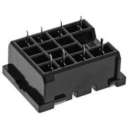 1 pcs - Omron 14 Pin 250V ac DIN Rail Relay Socket for use with Various Series