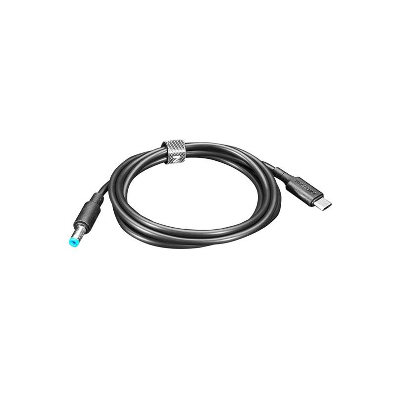 1 pcs : 5452 - Cable Assembly Barrel Jack - 2.5mm ID, 5.5mm OD to USB C Male Plug 3.94' (1.20m)