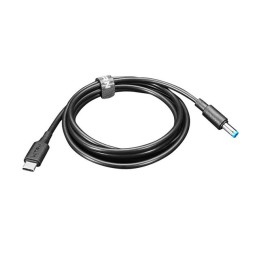 1 pcs : 5451 - Cable Assembly Barrel Jack - 2.5mm ID, 5.5mm OD to USB C Male Plug 3.94' (1.20m)
