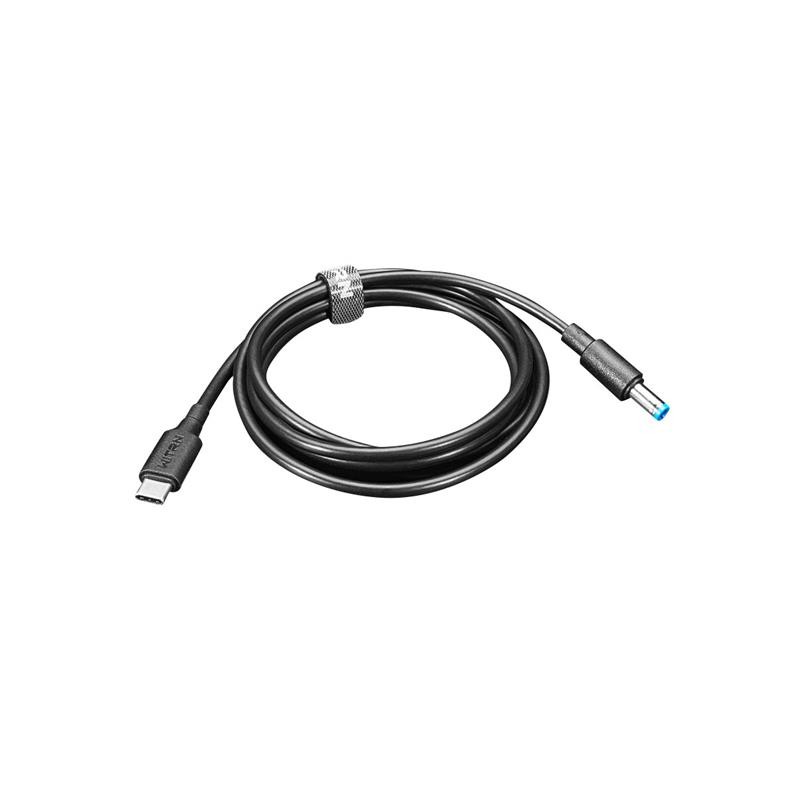 1 pcs : 5451 - Cable Assembly Barrel Jack - 2.5mm ID, 5.5mm OD to USB C Male Plug 3.94' (1.20m)