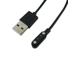 1 pcs : US-4P2P-2022008-01 - Cable Assembly USB A Male Plug to 2Pos Male Magnetic DC Connector 3.28' (1.00m)