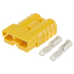 1 pcs - Anderson Power Products, SB50 Series Male 2 Way Battery Connector, 50.0A, 600 V