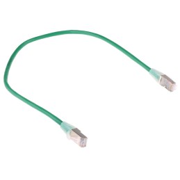 1 pcs - RS PRO Cat5e Male RJ45 to Male RJ45 Ethernet Cable, F/UTP, Green PVC Sheath, 0.5m