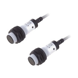 1 pcs - RS PRO Through Beam Photoelectric Sensor, Barrel Sensor, 20 m Detection Range