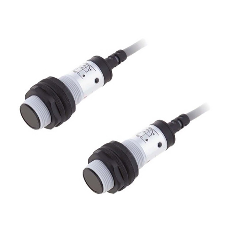 1 pcs - RS PRO Through Beam Photoelectric Sensor, Barrel Sensor, 20 m Detection Range