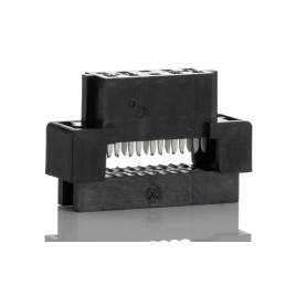 2 pcs - Molex Milli-Grid Series Straight Through Hole Mount PCB Socket, 10-Contact, 2-Row, 2mm Pitch, IDC Termination