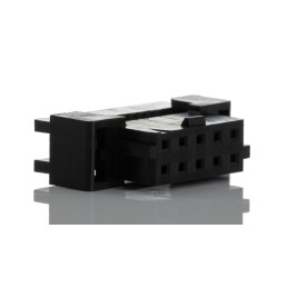 2 pcs - Molex Milli-Grid Series Straight Through Hole Mount PCB Socket, 10-Contact, 2-Row, 2mm Pitch, IDC Termination